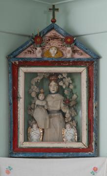 Kotni tronček, tronček Marije z detetom.